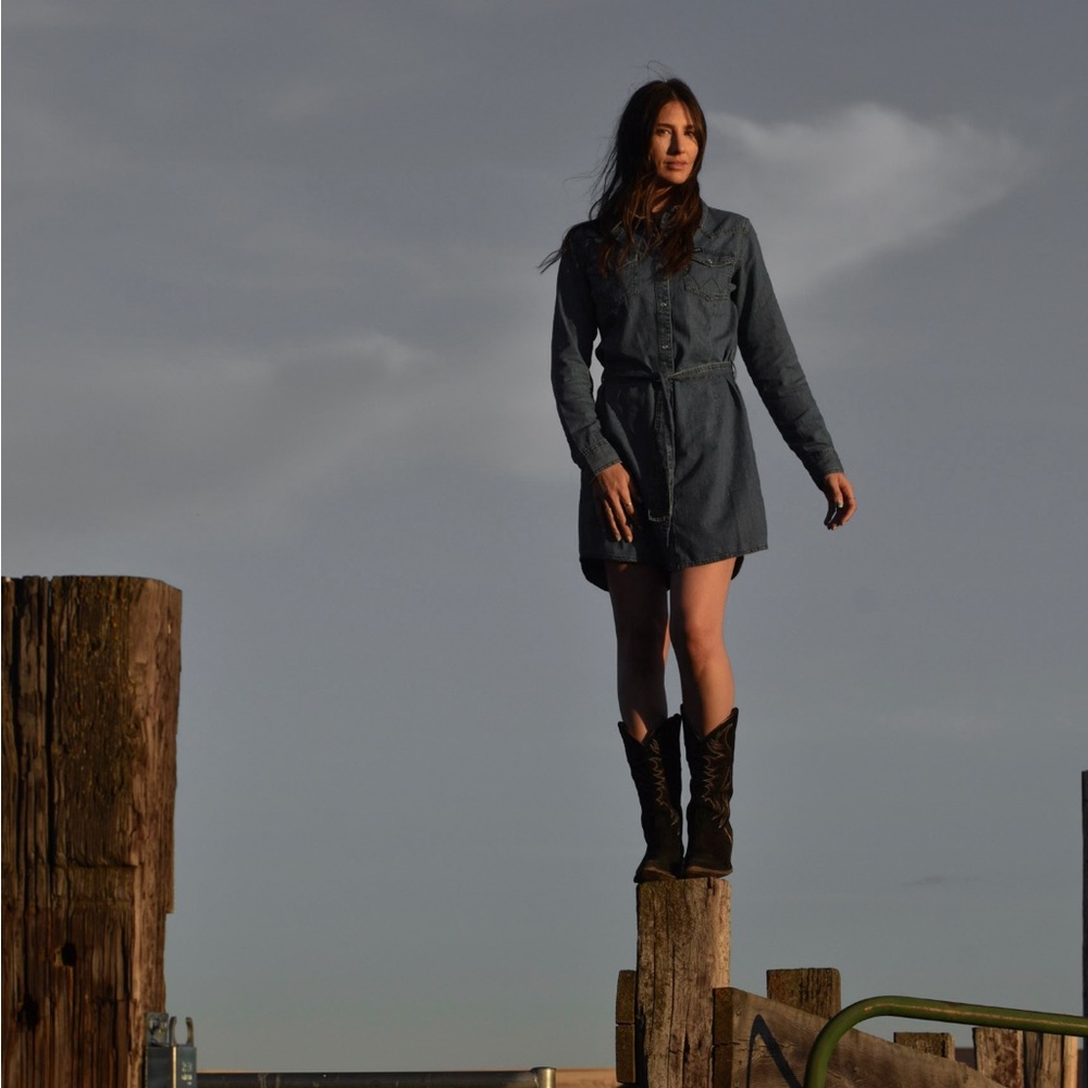 Wrangler pearl snap dress